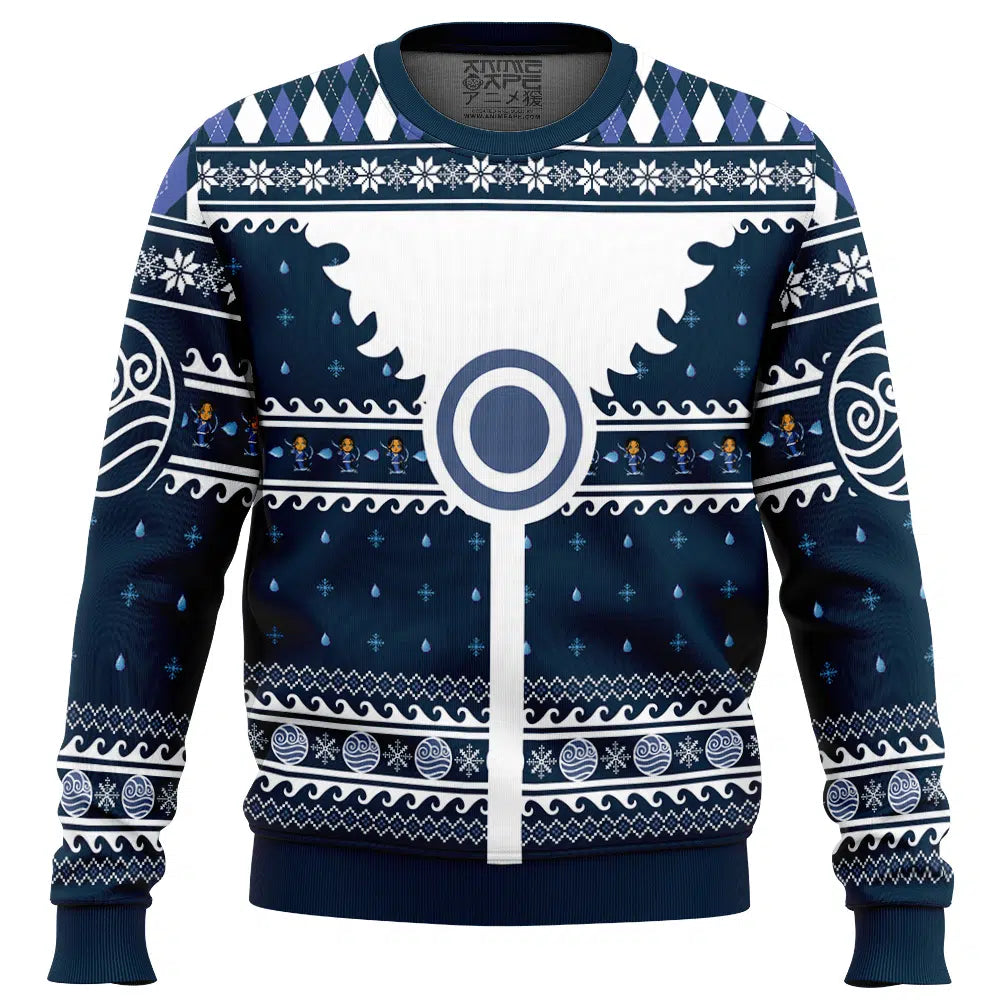 Waterbender Avatar the Last Airbender Ugly Christmas Sweater