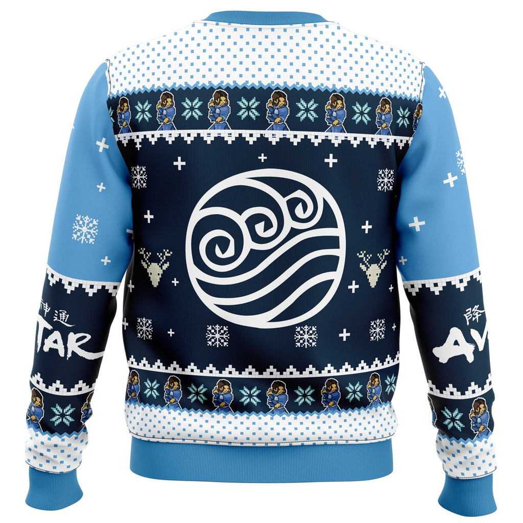 Waterbenders Water Tribe Avatar The Last Airbender Ugly Christmas Sweater