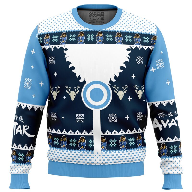 Waterbenders Water Tribe Avatar The Last Airbender Ugly Christmas Sweater