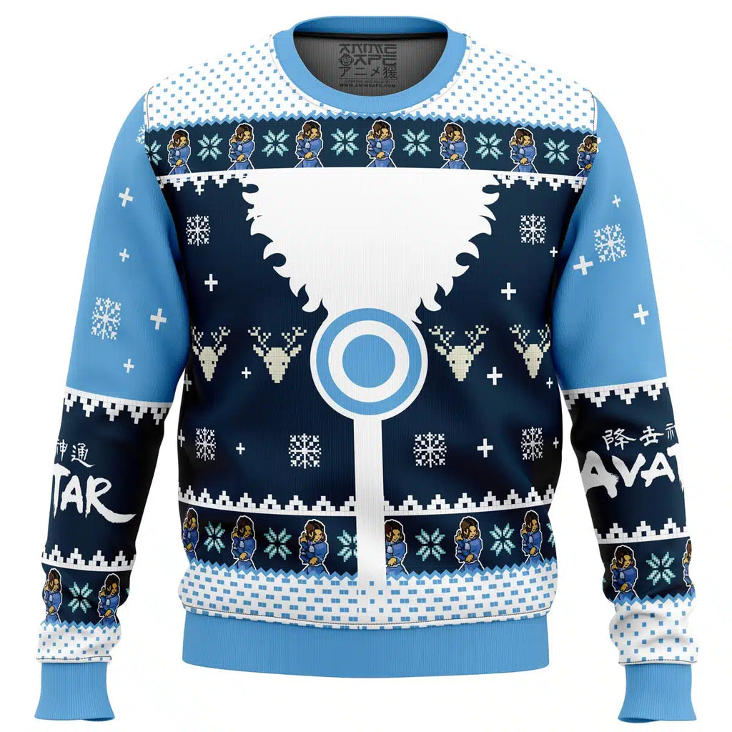 Waterbenders Water Tribe Avatar The Last Airbender Ugly Christmas Sweater