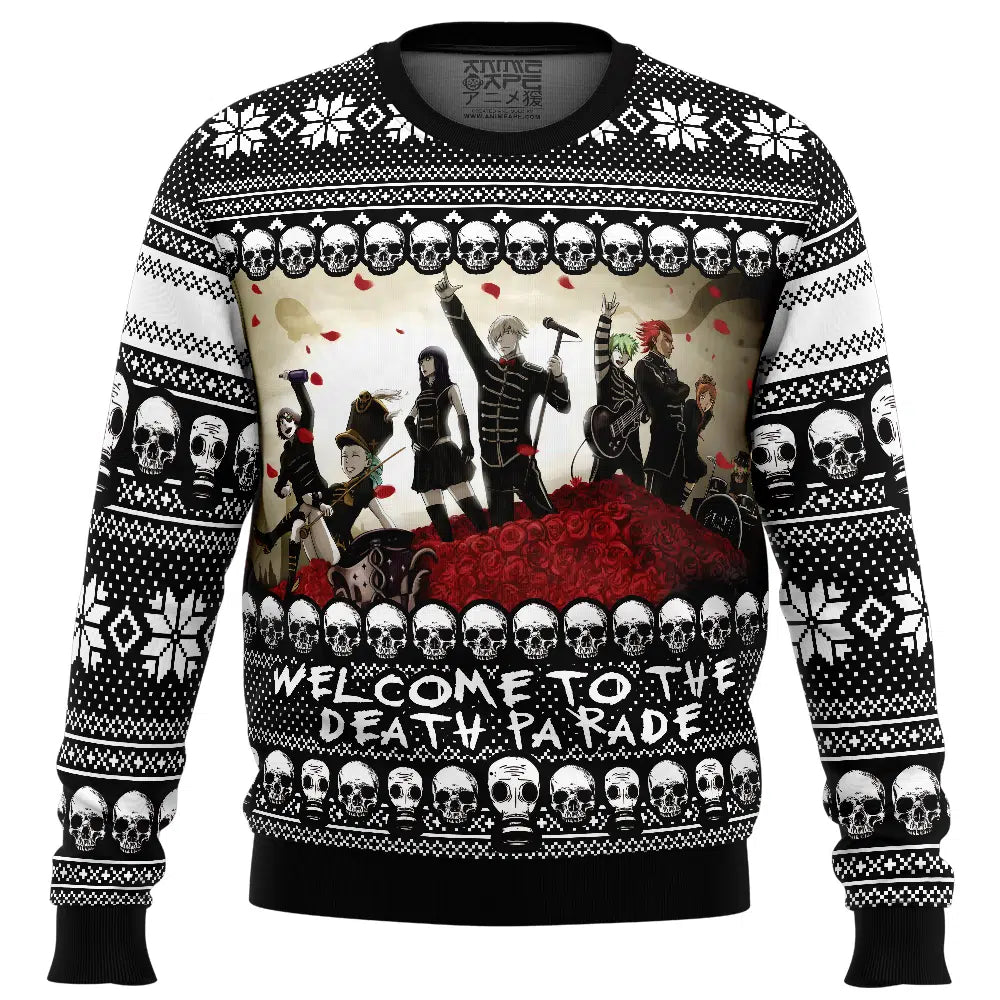 Welcome To The Death Parade Ugly Christmas Sweater
