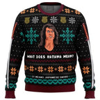 What does Katana mean? Samurai Cop Ugly Christmas Sweater