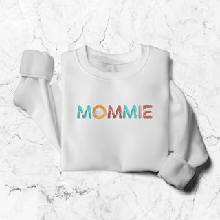 Mommie Embroidered Shirt, Mother's Day Sweatshirt, Mom Sweatshirt