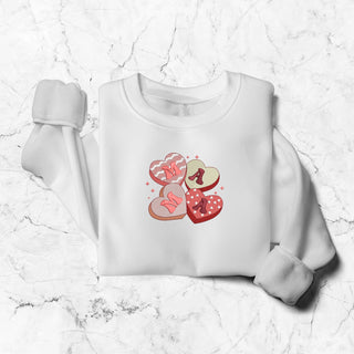 MAMA Heart Cookie Embroidered Shirt, Mother's Day Sweatshirt, Mom Sweatshirt