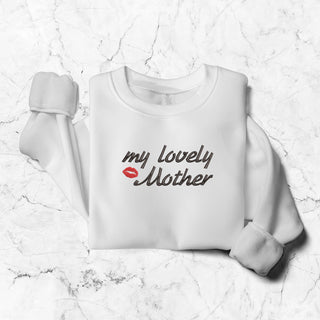 My Lovely Mother Embroidered Shirt, Mother's Day Sweatshirt, Mom Sweatshirt