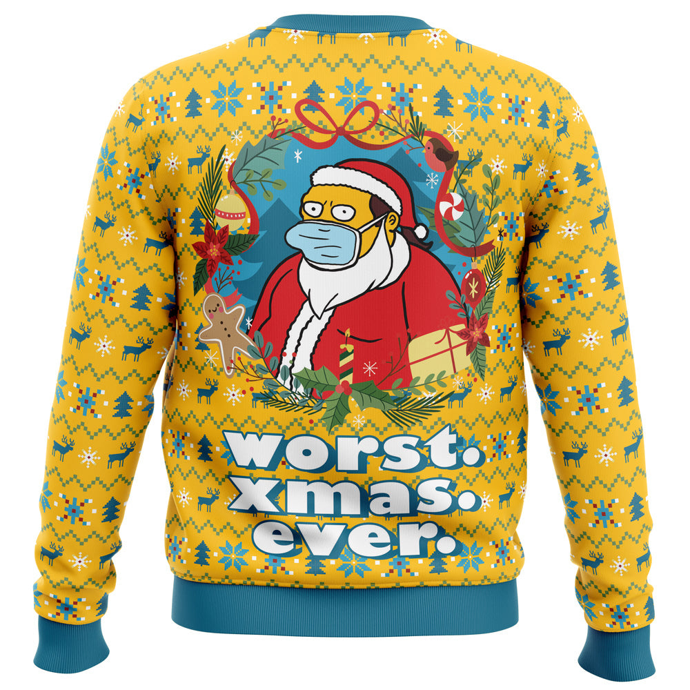 Worst Christmas Ever Simpsons Ugly Christmas Sweater