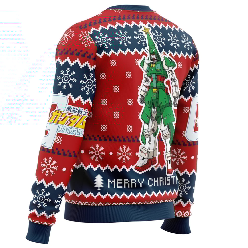 Xmas Tree Gundam Ugly Christmas Sweater