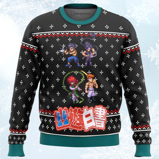 YUYU HAKUSHO Ugly Christmas Sweater For Men & Women Christmas Gift Sweater PT745