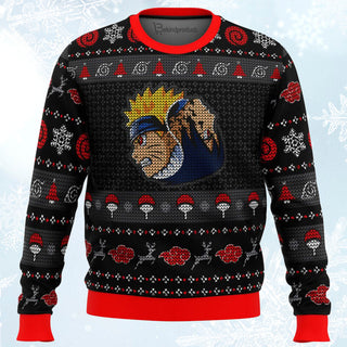 Yin Yang Naruto Sasuke Ugly Christmas Sweater For Men & Women Christmas Gift Sweater BH282