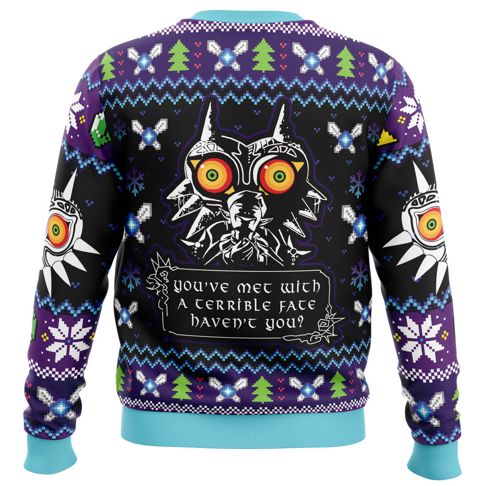 You Met With a Terrible Fate Majora’s Mask Zelda Ugly Christmas Sweater