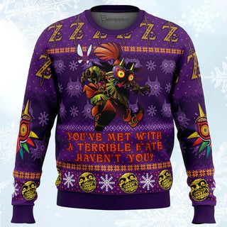 You Met With a Terrible Ugly Christmas Sweater For Men & Women Christmas Gift Sweater PT744