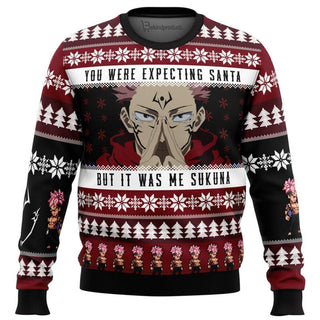 You Were Expecting Santa Sukuna Jujutsu Kaisen Ugly Christmas Sweater For Men & Women Christmas Gift Sweater BH281