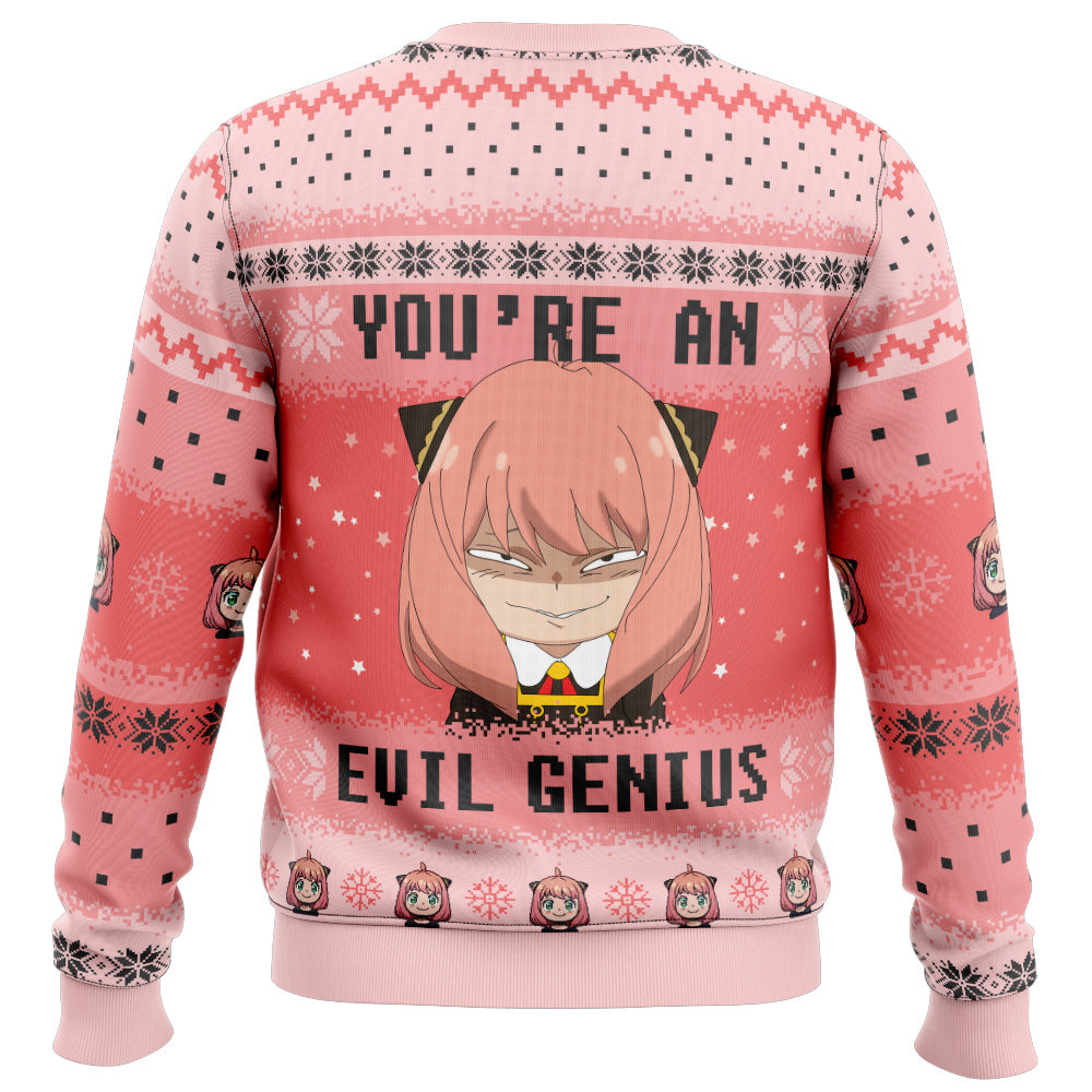You're An Evil Genius Spy X Family Ugly Christmas Sweater