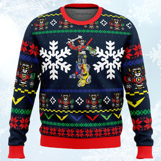 Yuletron Voltron Ugly Christmas Sweater For Men & Women Christmas Gift Sweater PT823