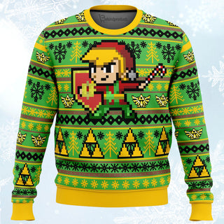 Zelda Holiday  Ugly Christmas Sweater For Men & Women Christmas Gift Sweater PT359