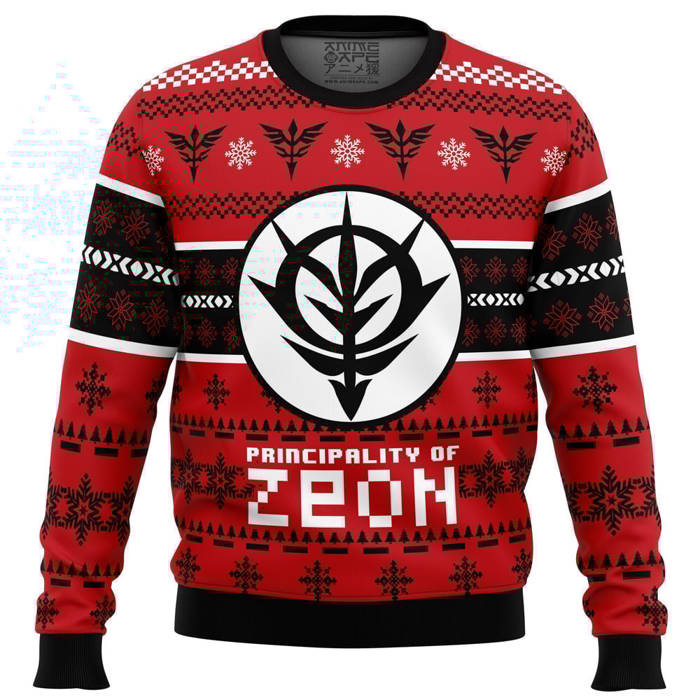 Zeon The Gundam Ugly Christmas Sweater