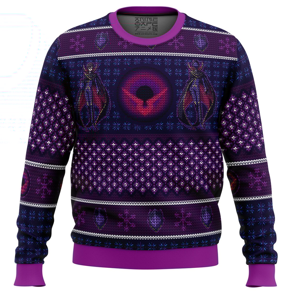 Zero Lelouch Code Geass Ugly Christmas Sweater
