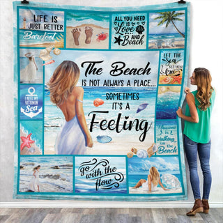 Beach Feeling Fleece Blanket JN293 67O58