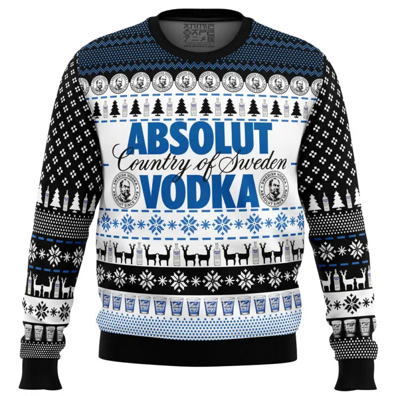 Absolut Vodka Ugly Christmas Sweater