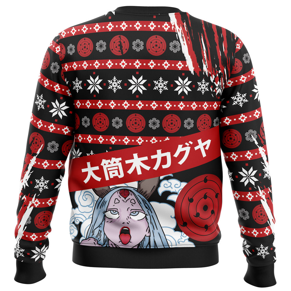 Ahegao Kaguya Shippuden Ugly Christmas Sweater