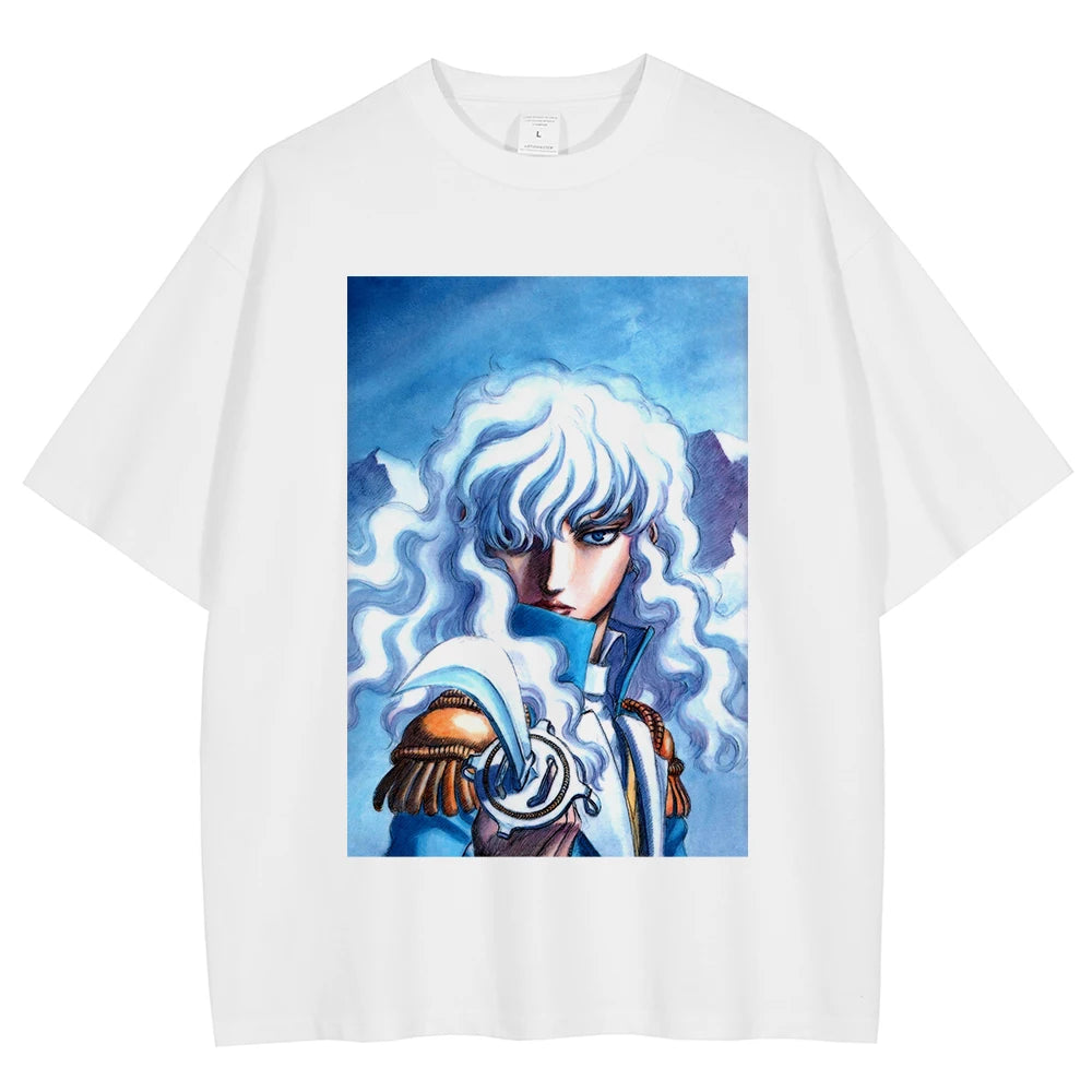 Griffith Berserk Anime Vintage Oversized T-Shirt Unisex
