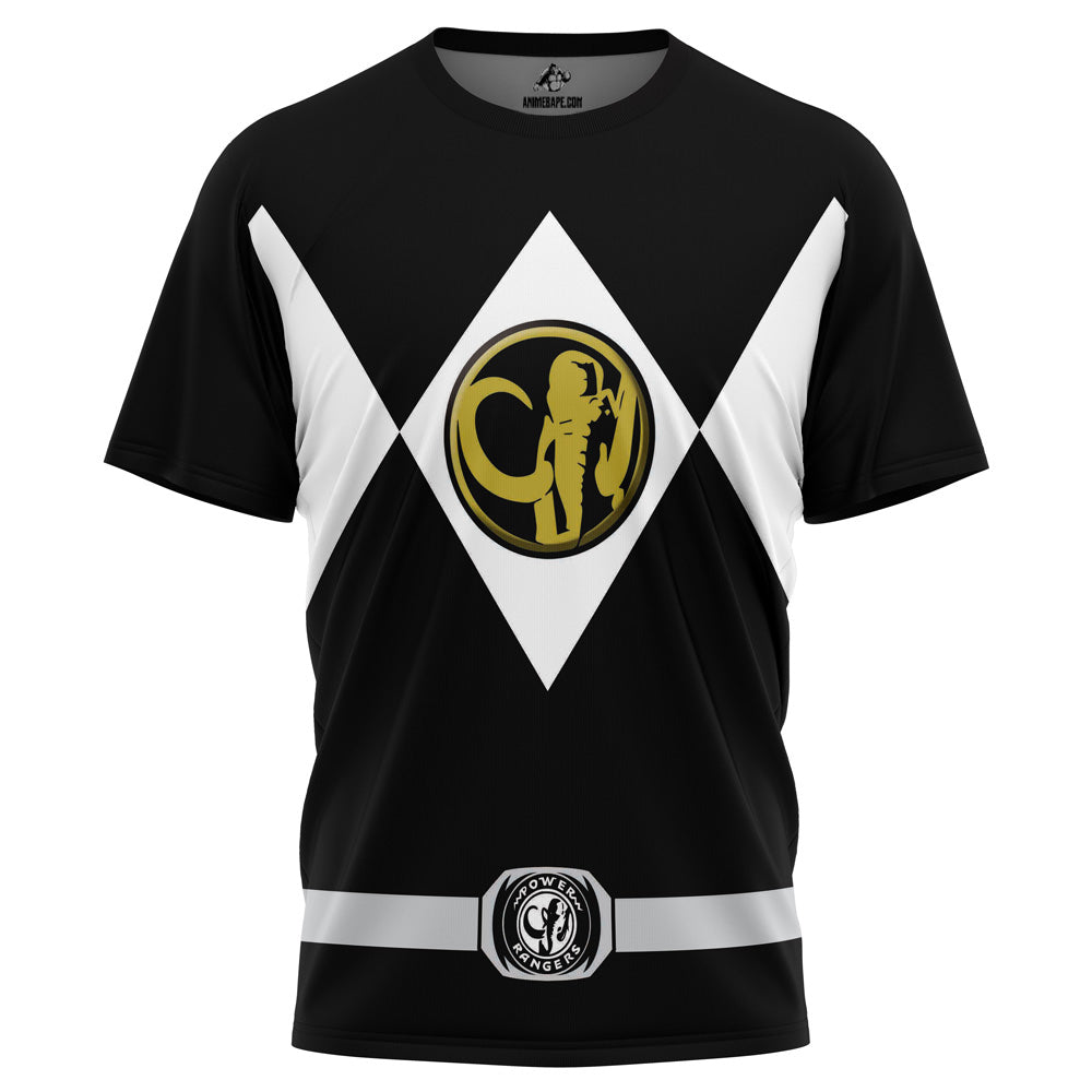 Black Ranger Mighty Morphin Power Rangers T-Shirt