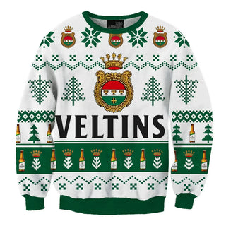 Unisex Veltins 3D Ugly Christmas Sweater For Men & Women Christmas Gift Sweater BH1232