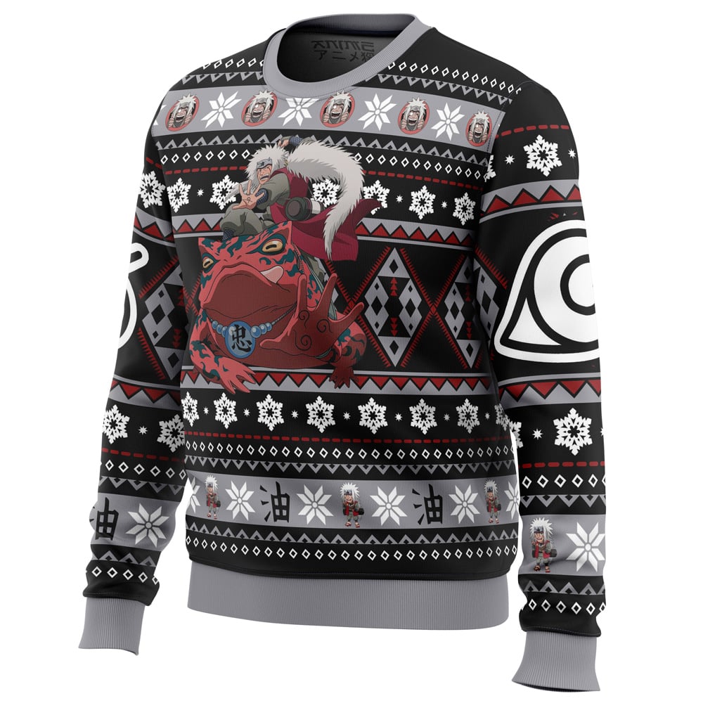 Christmas Jiraiya Shippuden Ugly Christmas Sweater