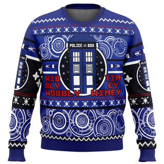 Christmas Through Time And Space Doctor Who Ugly Christmas Sweater