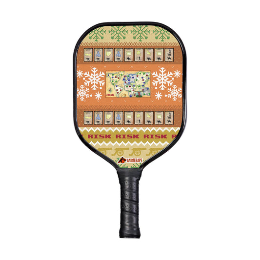 Custom Christmas Risk Board Games Pickleball Paddle