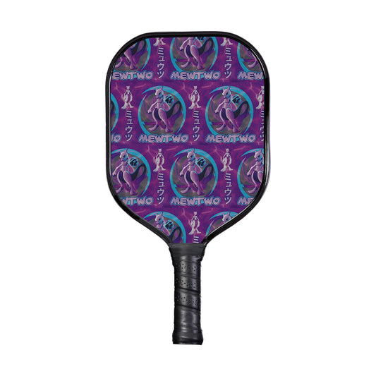 Custom Cosmic Mewtwo Pokemon Pickleball Paddle