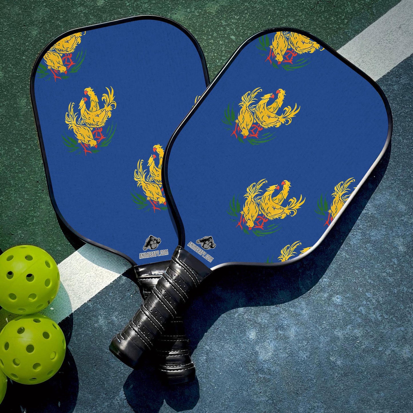 Custom Costa del Sol Chocobo Final Fantasy 7 Pickleball Paddle