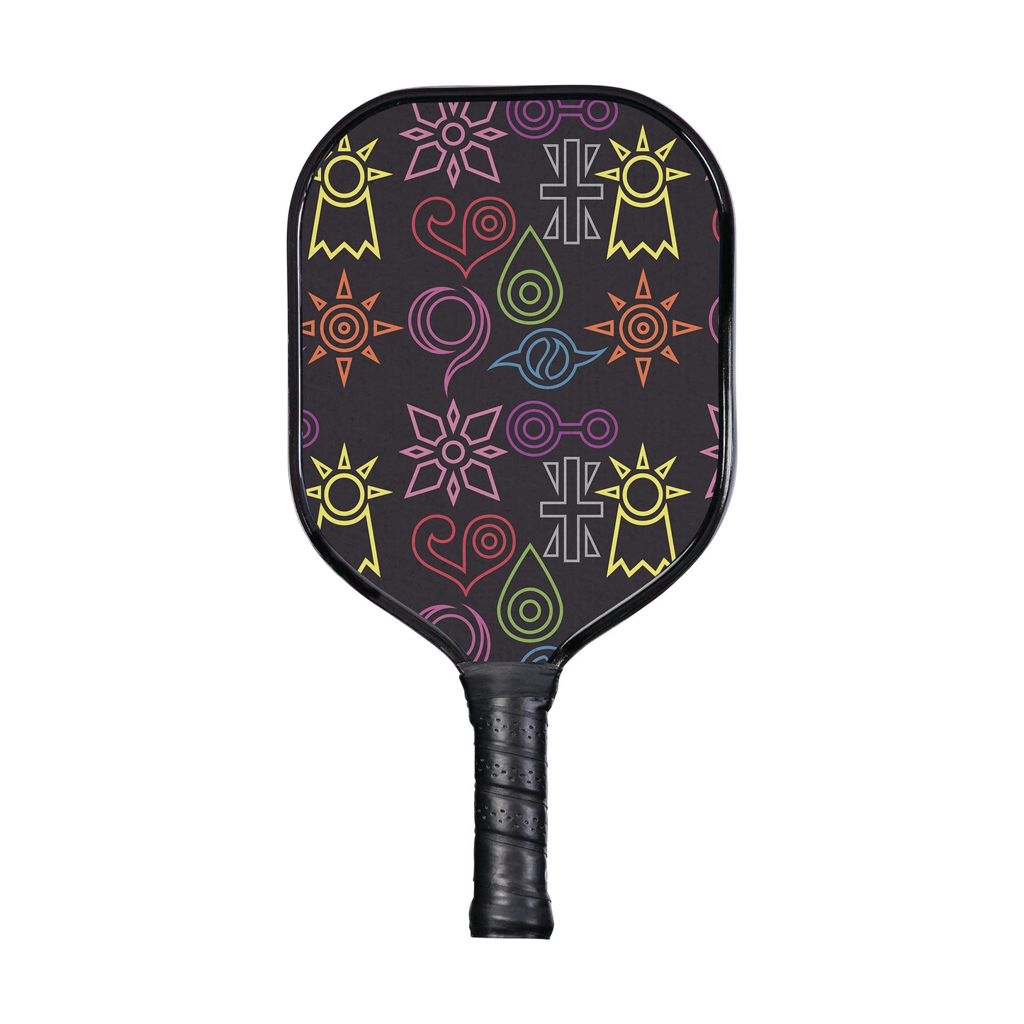 Custom Crest Symbols Digimon Pickleball Paddle