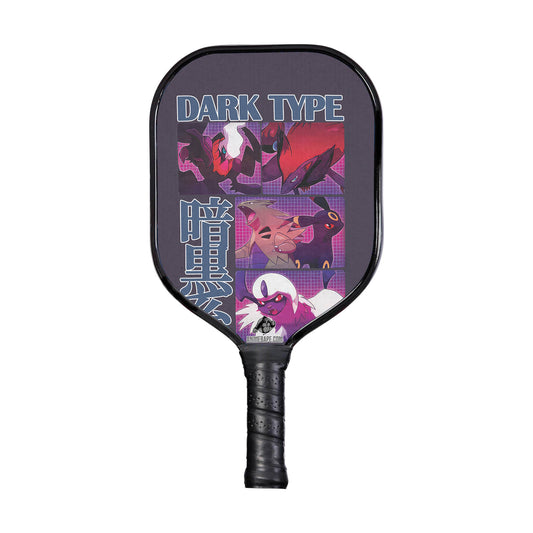 Custom Dark Type Pokemon Pickleball Paddle