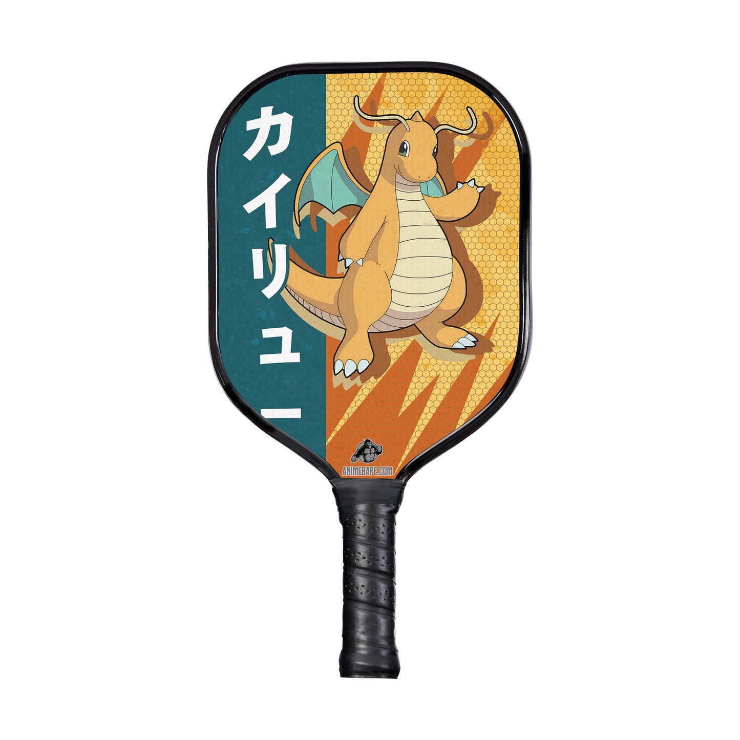 Custom Dragonite Attack Pokemon Pickleball Paddle