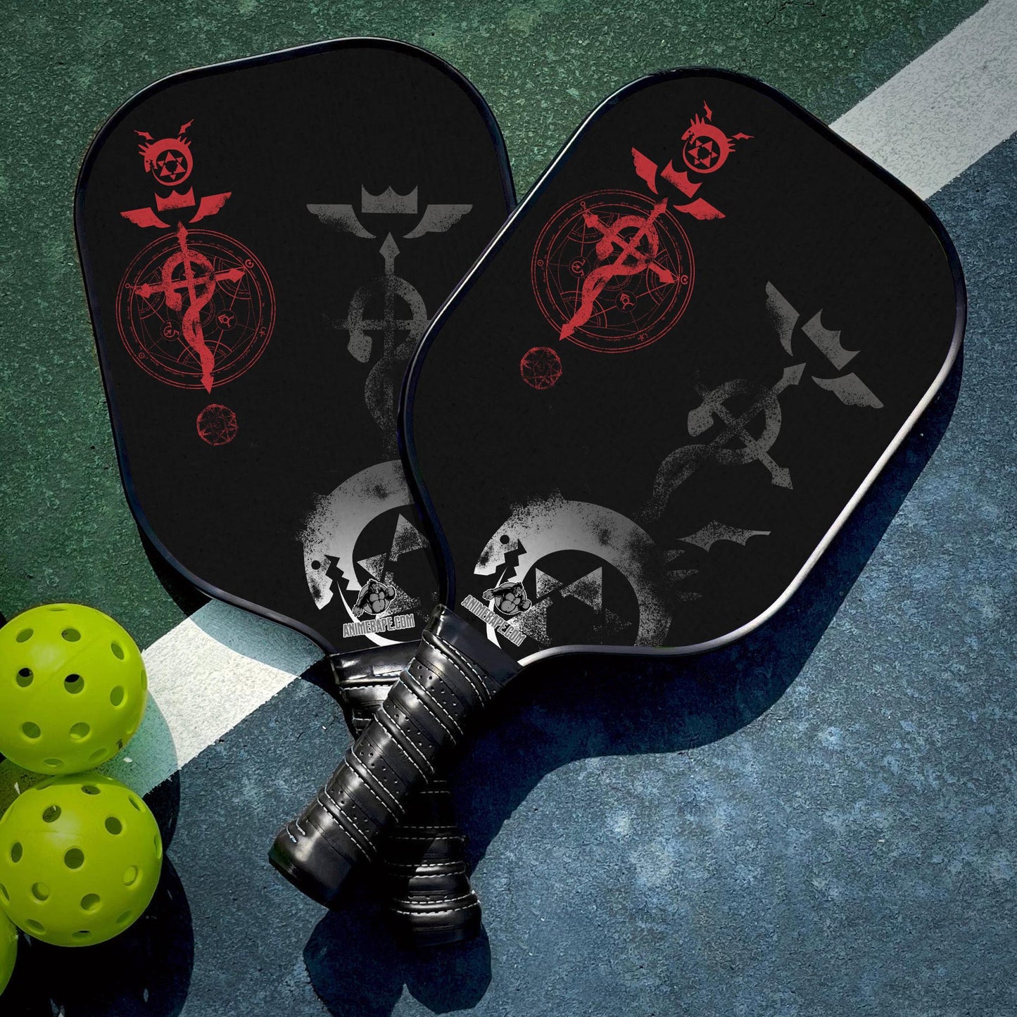 Custom Edward Elric V2 Full Metal Alchemist Pickleball Paddle