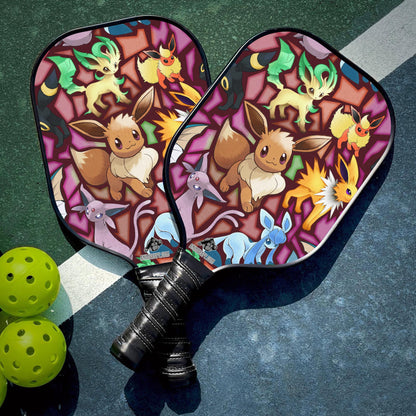 Custom Eevee Evolutions Pokemon Pickleball Paddle