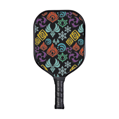 Custom Elemental Visions Genshin Impact Pickleball Paddle