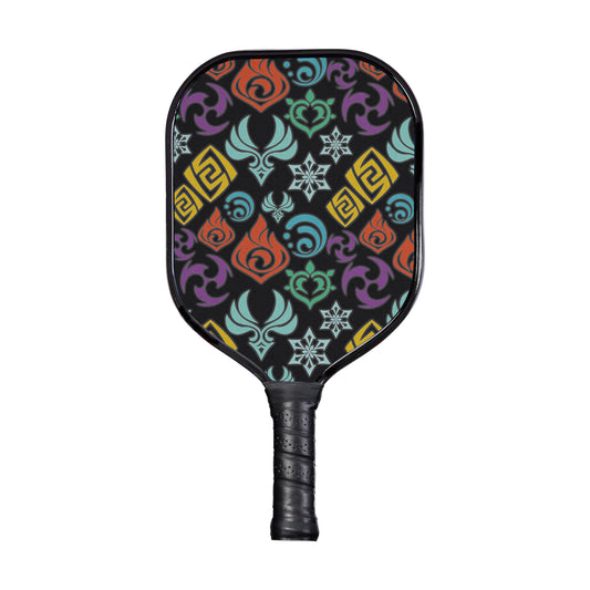 Custom Elemental Visions Genshin Impact Pickleball Paddle