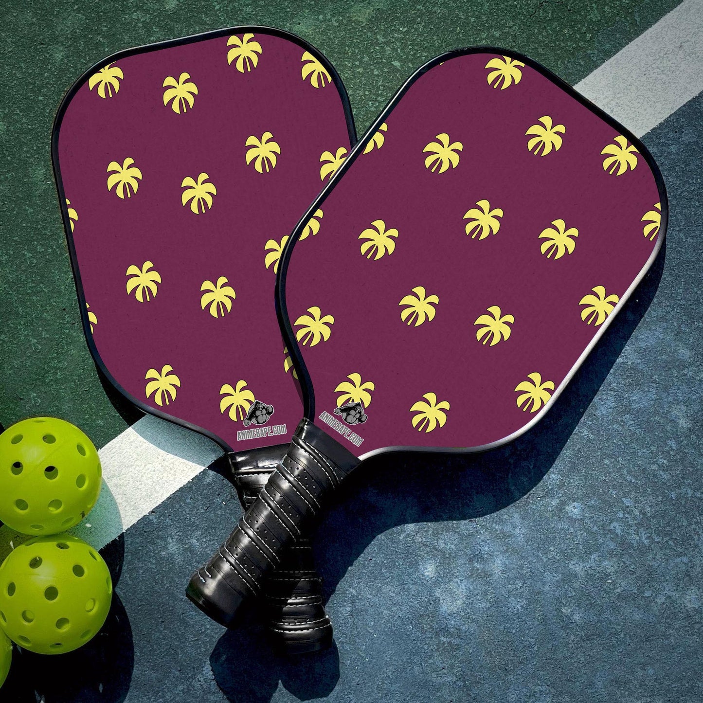 Custom Franky Pattern One Piece Pickleball Paddle