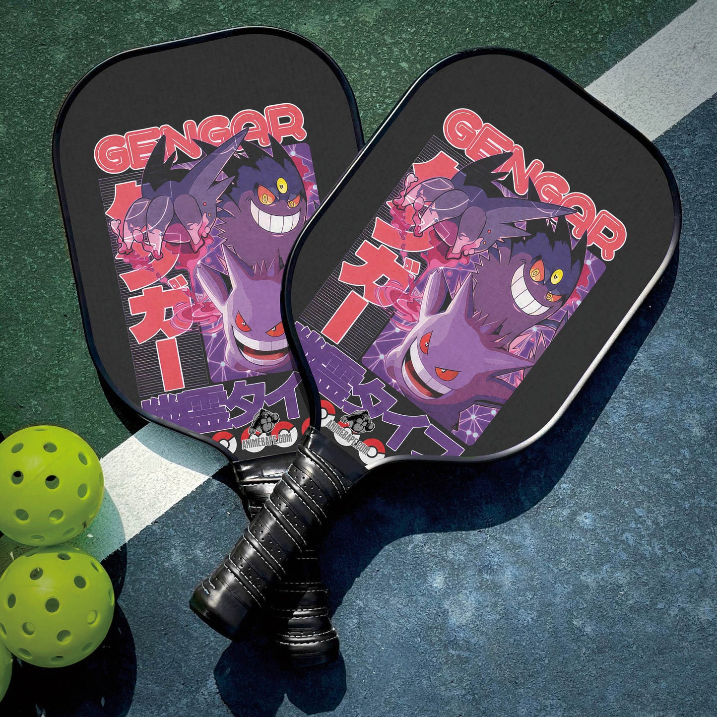 Custom Gengar V2 Pokemon Pickleball Paddle