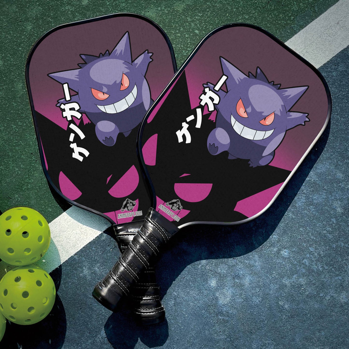 Custom Gengar V4 Pokemon Pickleball Paddle