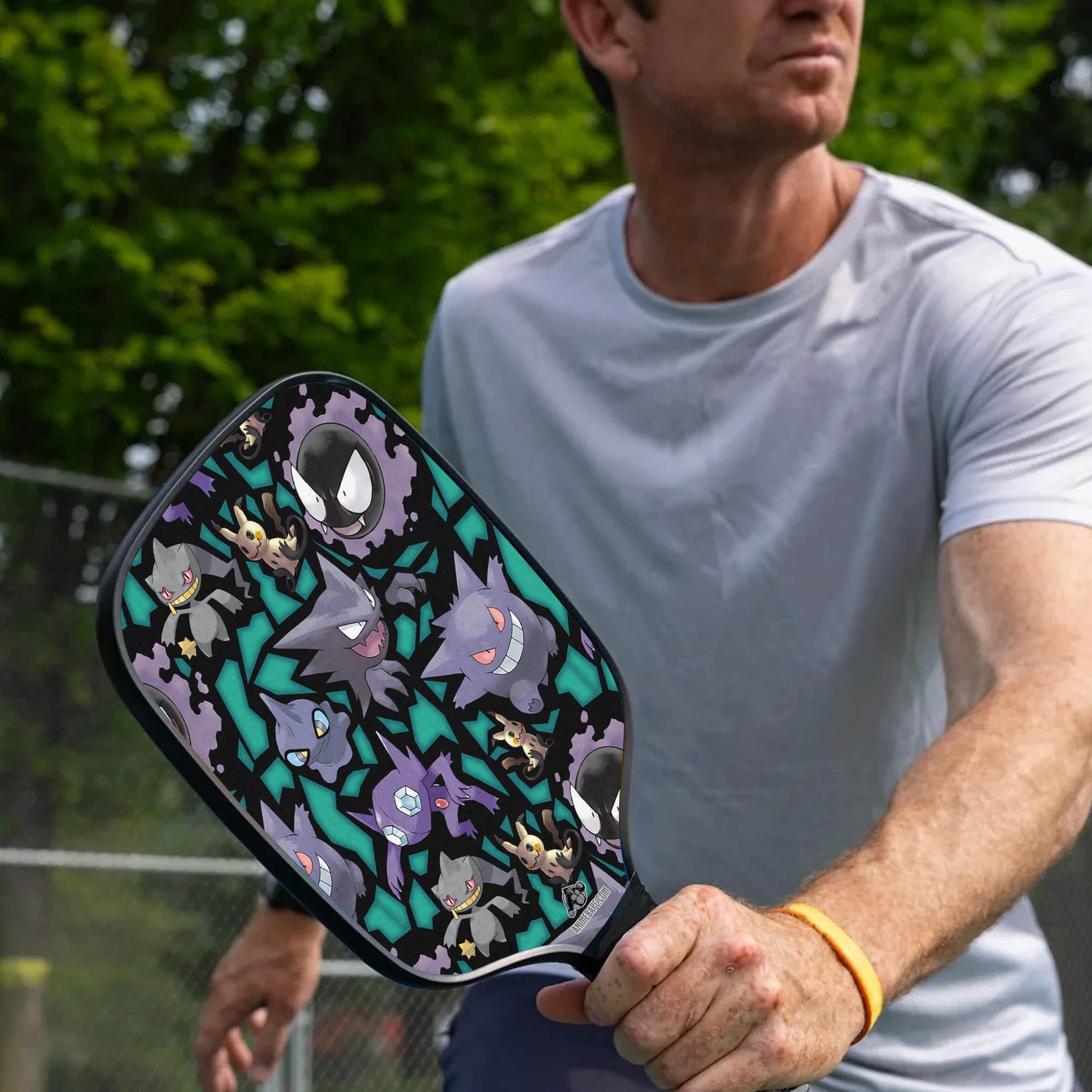 Custom Ghost Type Pokemon Pokemon Pickleball Paddle