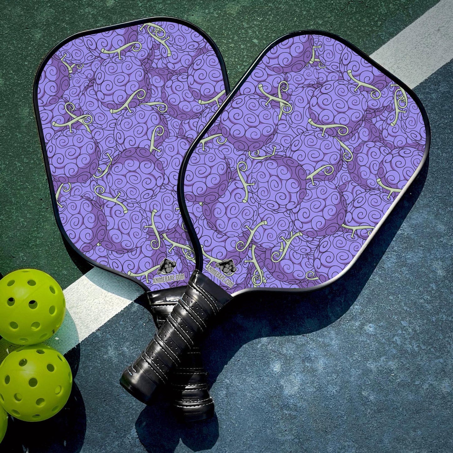 Custom Gomu Gomu No Mi Luffy Devil Fruit One Piece Pickleball Paddle