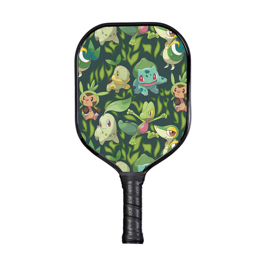 Custom Grass Type Starters Pokemon Pickleball Paddle