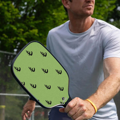 Custom Green Pattern Saitama One Punch Man Pickleball Paddle