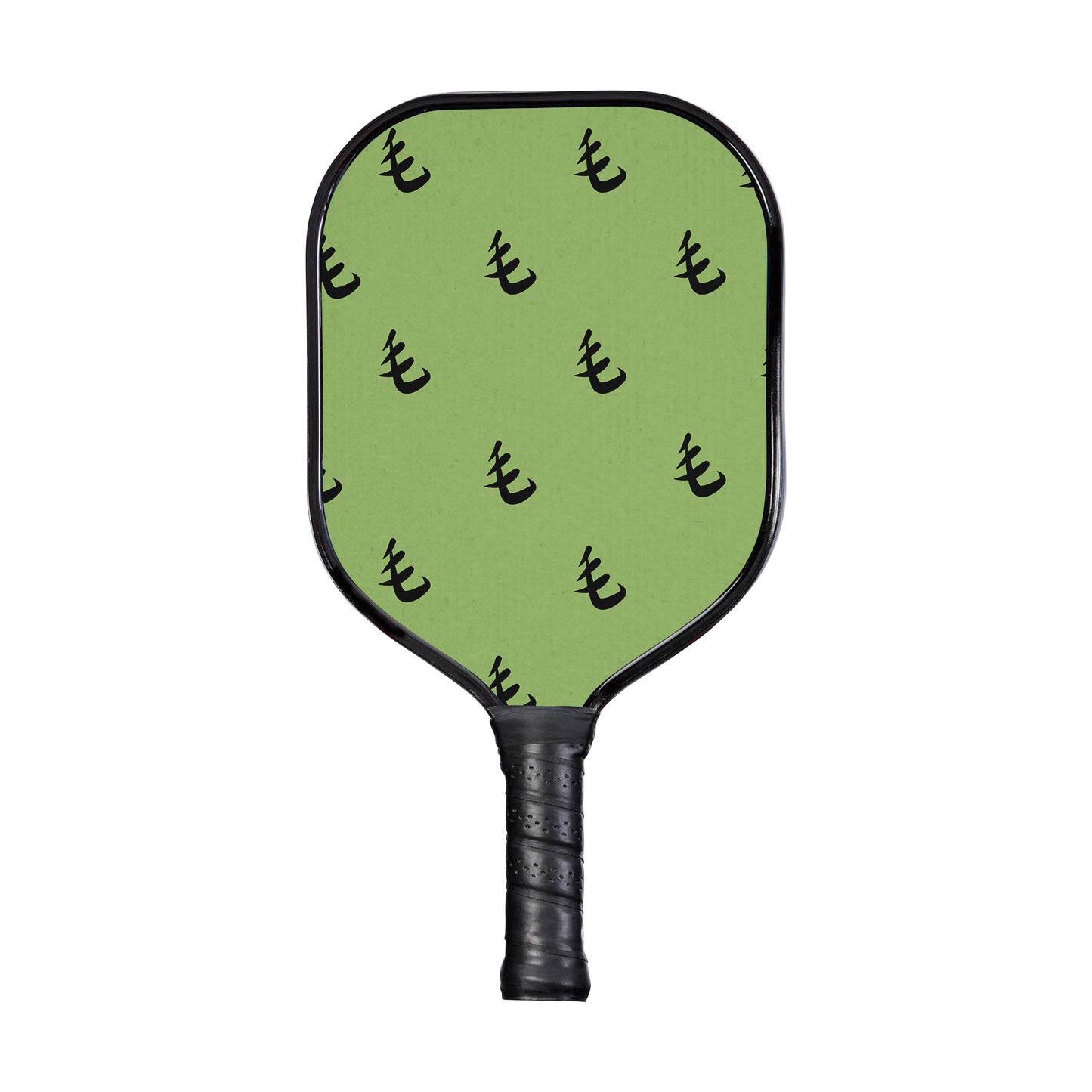 Custom Green Pattern Saitama One Punch Man Pickleball Paddle