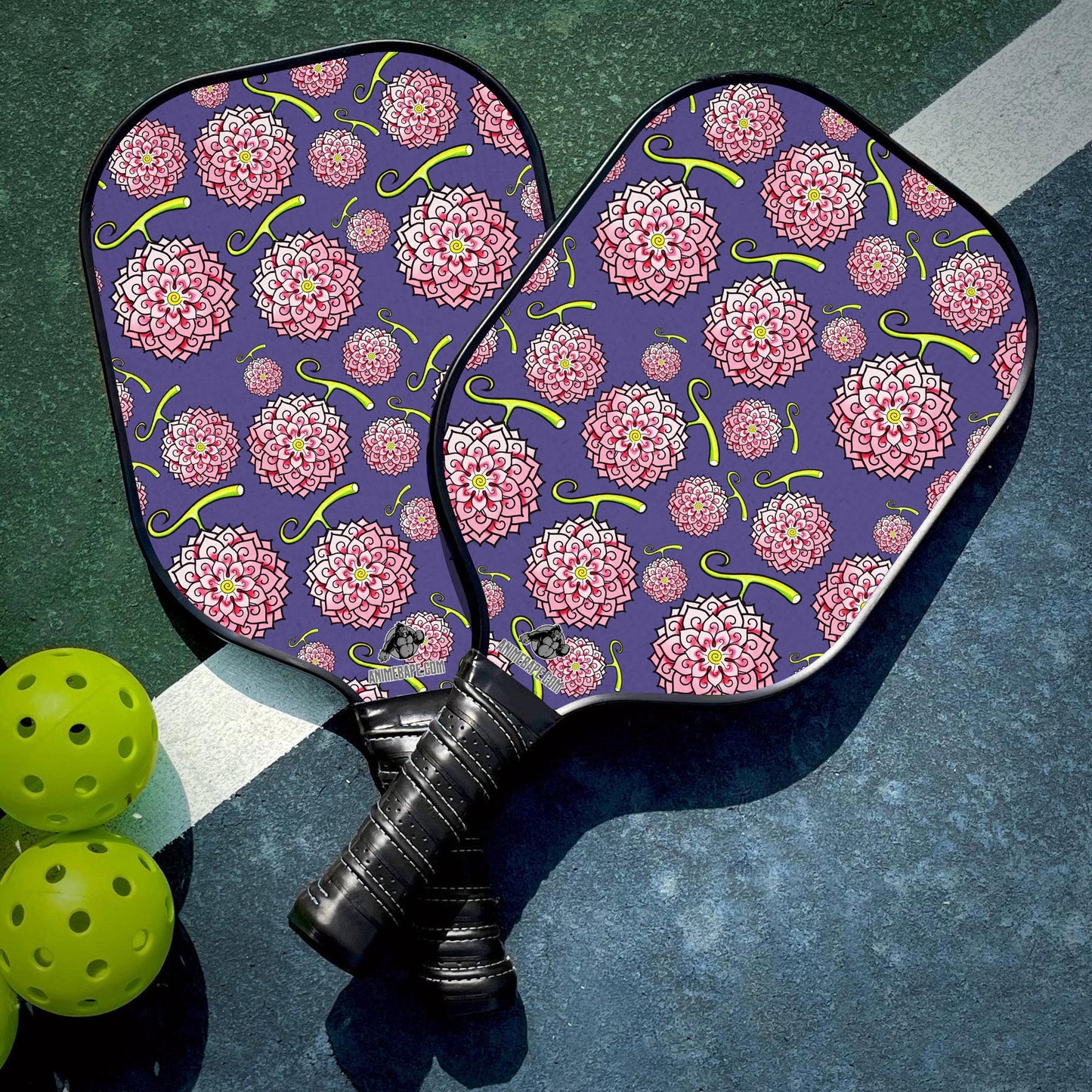 Custom Hana Hana no Mi One Piece Pickleball Paddle