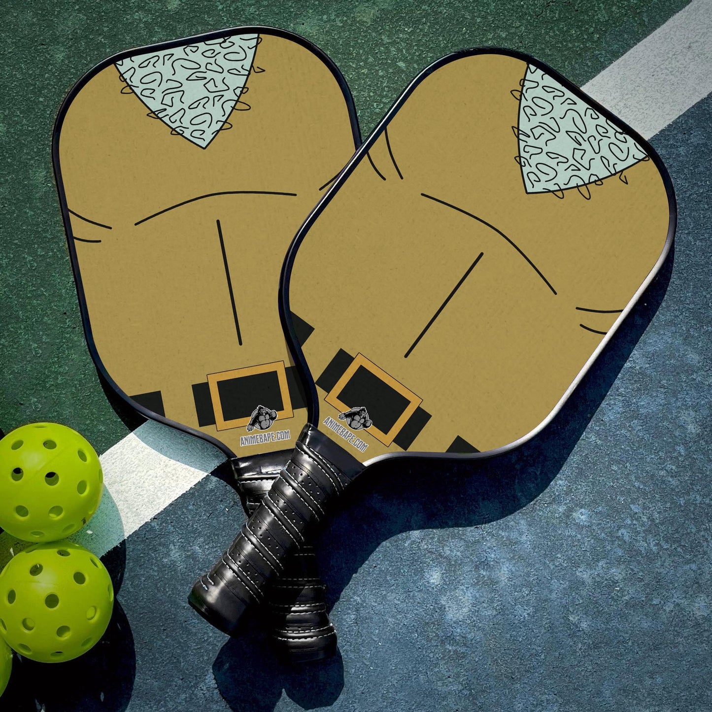 Custom Handsome Squidward Spongebob Squarepants Pickleball Paddle