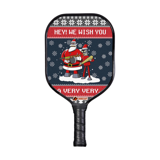 Custom Hey! We Wish You a Futurama copy Pickleball Paddle